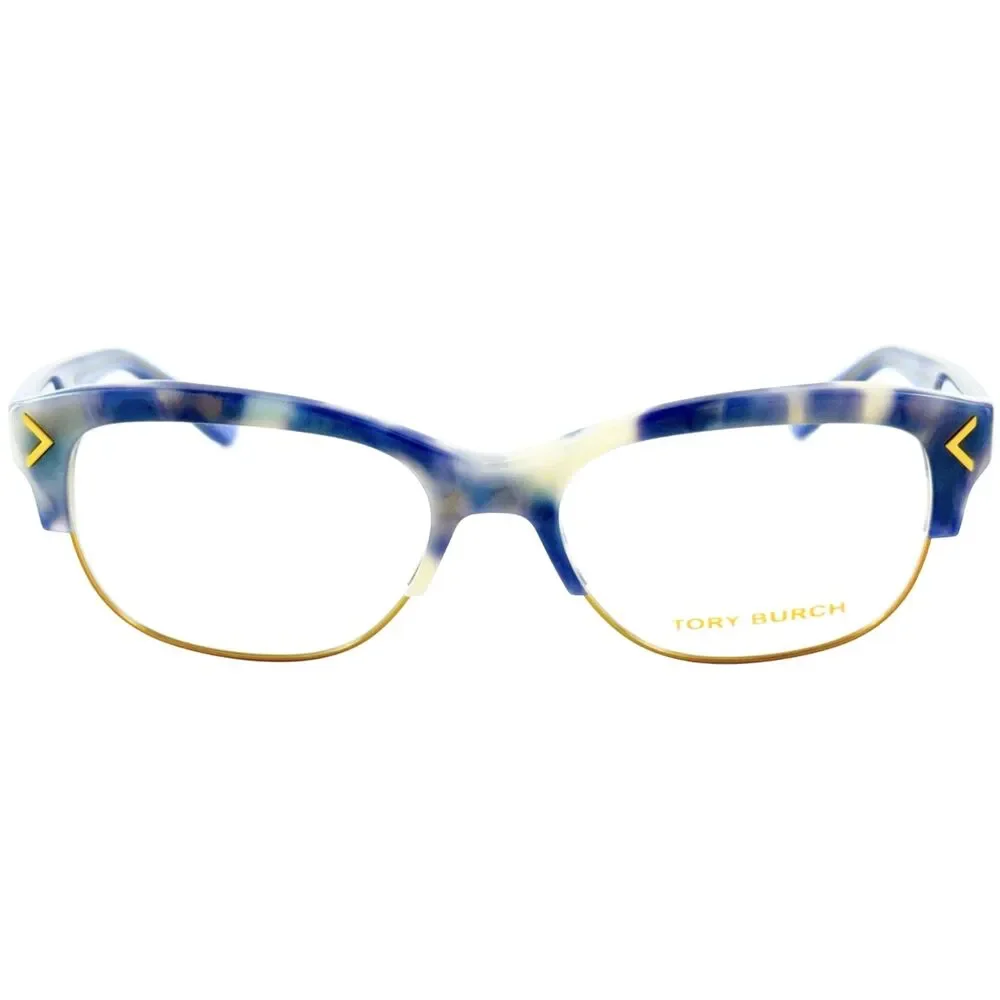 Tory Burch TY2083 Womens Metal Eyeglass Frame 1707 Blue Moonstone Gold 53-17